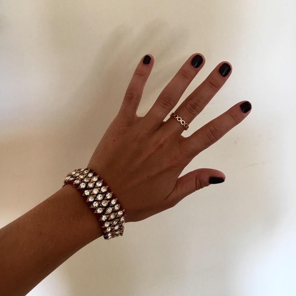 Diamante wrap bracelet